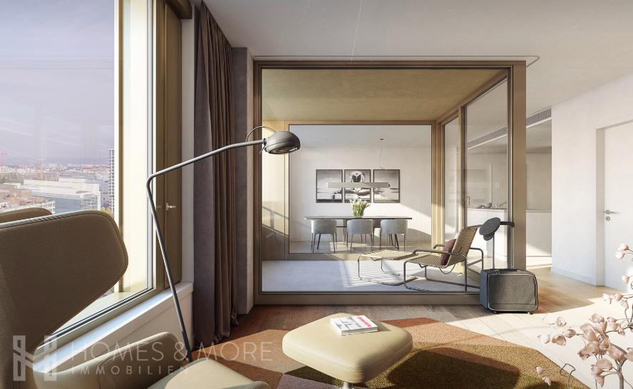 Wohnzimmmer mit Loggia