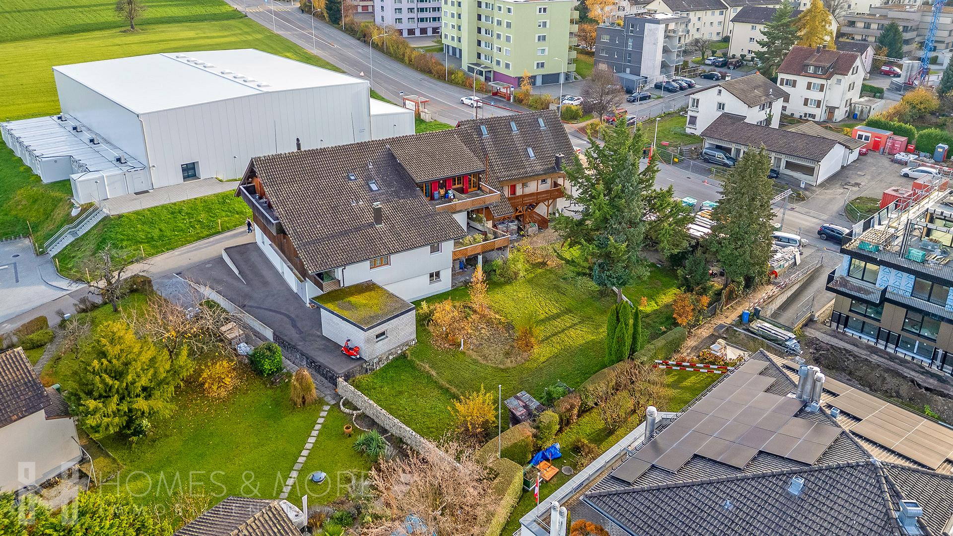 Luftbild Gartenbereich